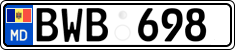 License plate of Moldova, Cars (2015)