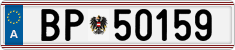 License plate of Austria, Official services and consulates