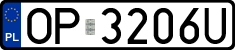 License plates of Poland, Regular car plates
