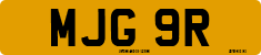 License plate of the United Kingdom, 1963 year system