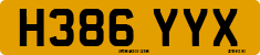 License plate of the United Kingdom, 1983 year system