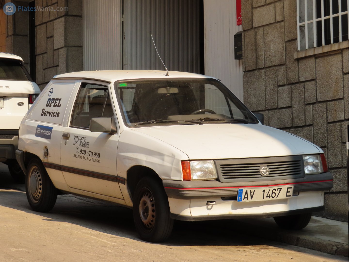 AV 1467 E, Opel Corsa 1st gen Van (A; S83), 1982–1993