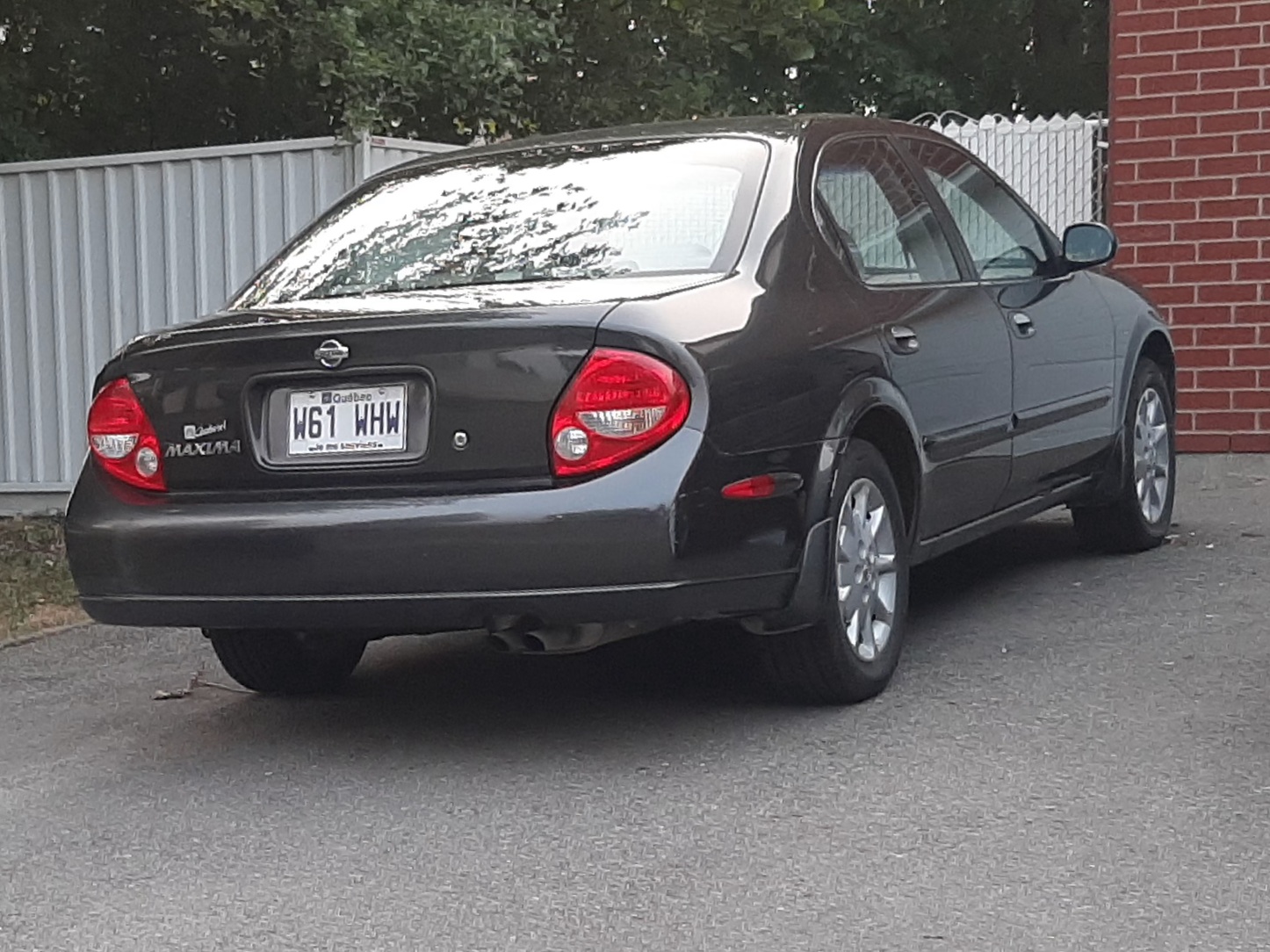 W61 WHW, Nissan Maxima 4th gen (A33; NA-market), 1999–2003