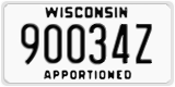Wisconsin, Apportioned (12345A)