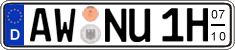German license plate, Seasonal plates (Oldtimers)