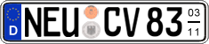 German license plate, Seasonal plates