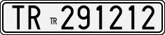 License plate of Italy, Cars (1927 year series)