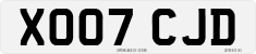 License plate of the United Kingdom, 2001 year system