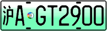 License plate of China, Electric vehicles