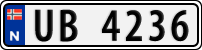 License plate of Norway, Trailers, motorcycles, special vehicles