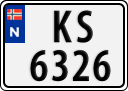 License plate of Norway, Trailers, motorcycles, special vehicles