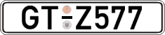 German license plate, Regular plates