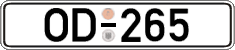 German license plate, Official services and consulates