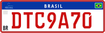 License plate of Brazil, Commercial vehicles (Mercosul)