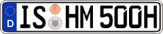 German license plate, Plates for oldtimers (type 
