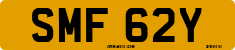 License plate of the United Kingdom, 1963 year system