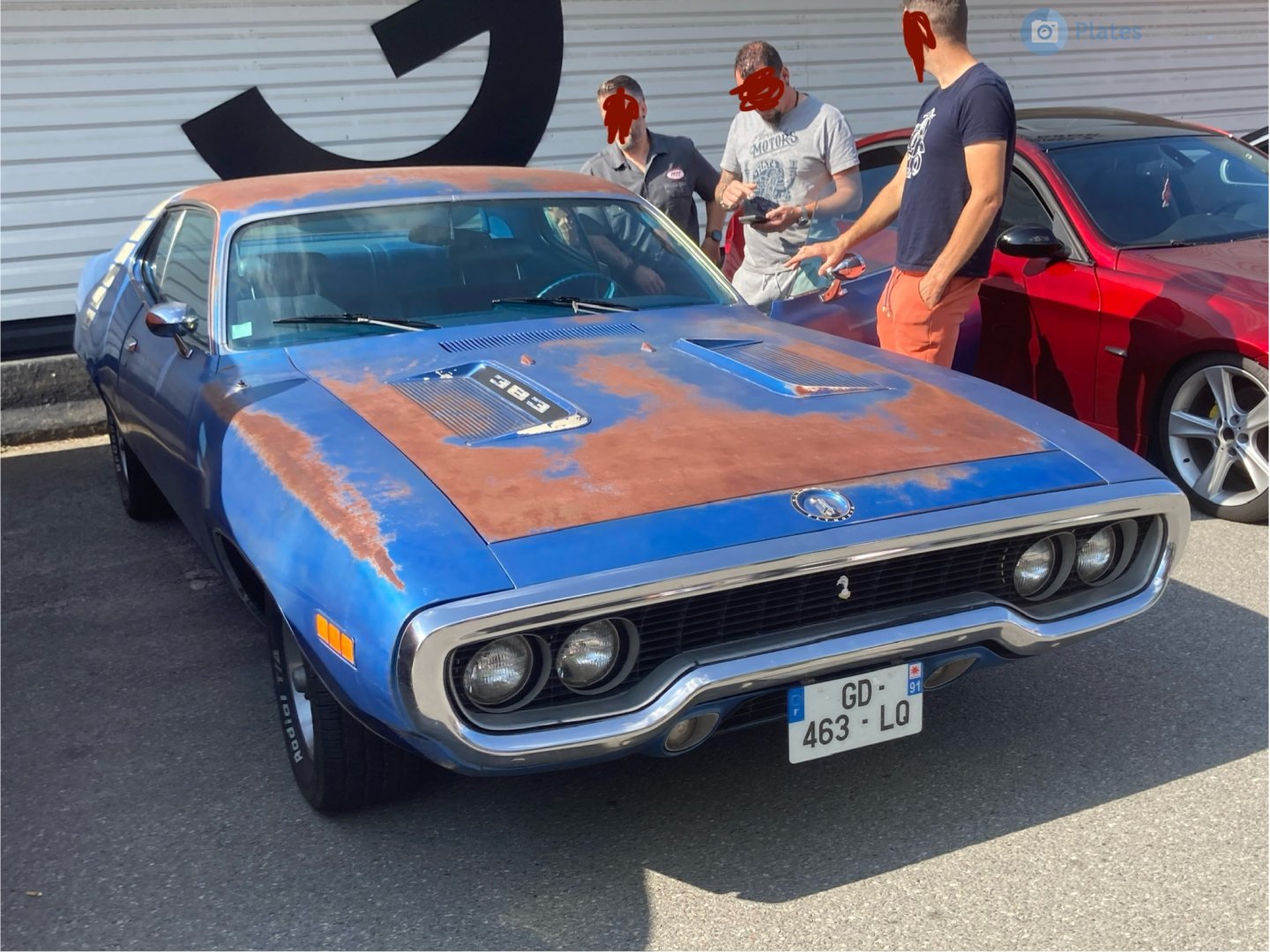 GD-463-LQ, Plymouth Satellite 3rd gen 1971/1972 2-door Hardtop Coupé (23; B-body), 1970–1972