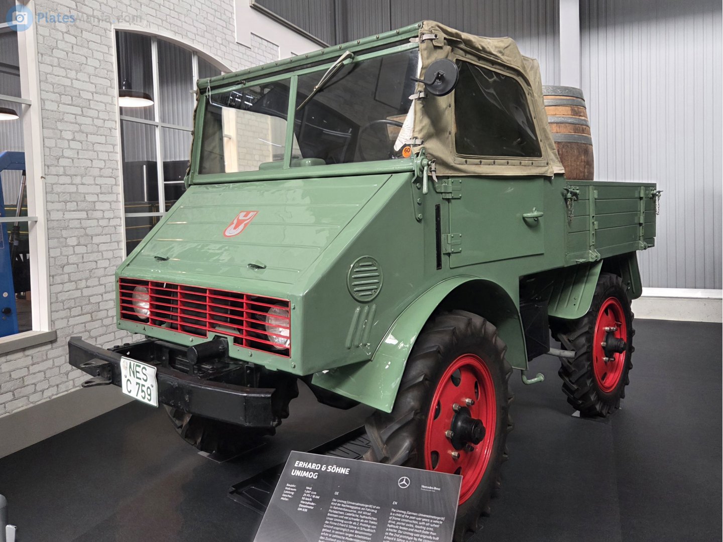 NES C 759, Mercedes-Benz Unimog 2010, 1951–1953