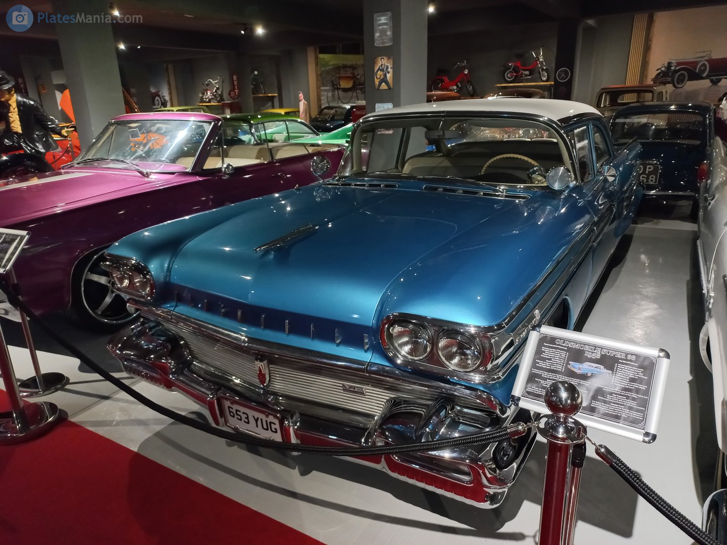 653YUG, Oldsmobile 88 3rd gen 1958 2-door Hardtop (3637; B-body), facelift, 1957–1958