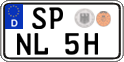 German license plate, Plates for oldtimers (type 
