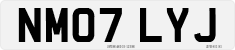 License plate of the United Kingdom, 2001 year system