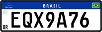License plate of Brazil, Private owners (Mercosul)