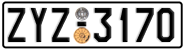 License plate of Greece, Cars