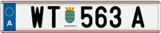 License plate of Austria, Regular plates