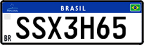 License plate of Brazil, Private owners (Mercosul)