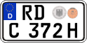 German license plate, Plates for oldtimers (type 