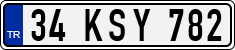 License plate of Turkey, Regular plates