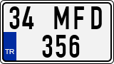 License plate of Turkey, Regular plates