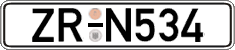 German license plate, Regular plates