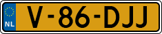 License plate of the Netherlands, Light Commercial Vehicles (1994 system)