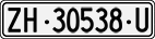 License plate of Switzerland, Dealer (with 
