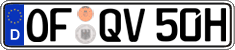 German license plate, Plates for oldtimers (type 