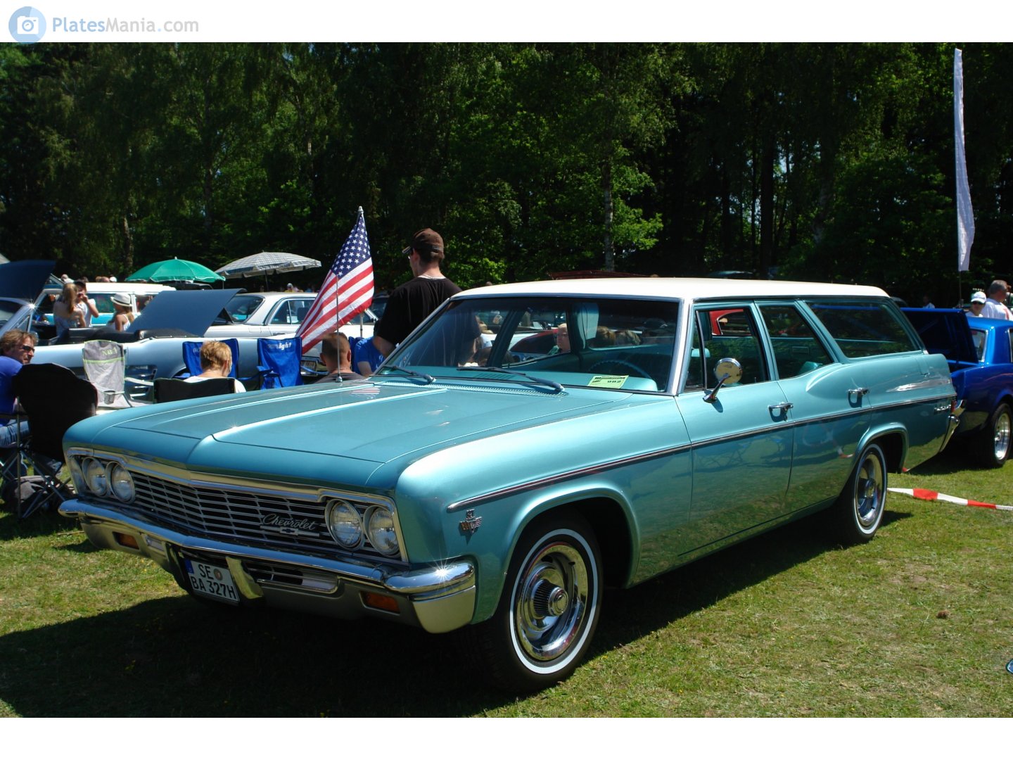 SE BA 327 H, Chevrolet Bel Air 6th gen 1966 5-door Station Wagon (15535/15635; B-body), 1st facelift, 1965–1966