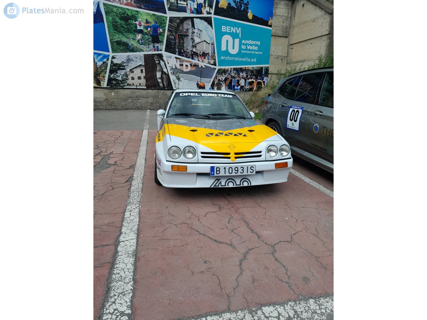 B 1093 IS, Opel Manta 2nd gen 3-door Hatch (B2), facelift, 1982–1988