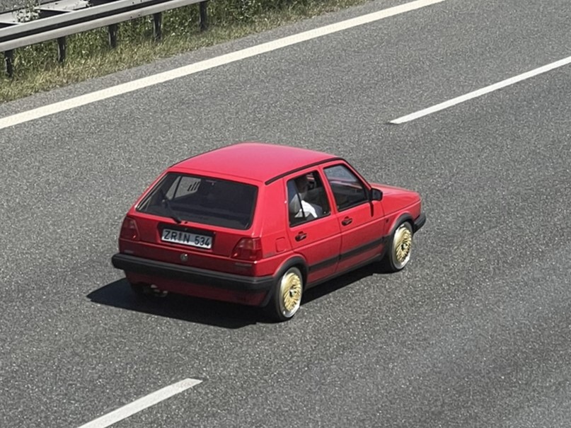 ZR N 534, Volkswagen Golf 2nd gen 5-door Hatch (19/1G), 1983–1992