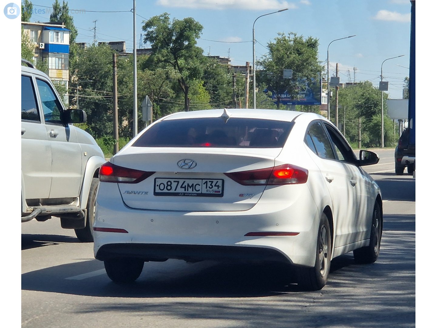 о 874 мс 134, Hyundai Avante 5th gen (AD), 2015–2018