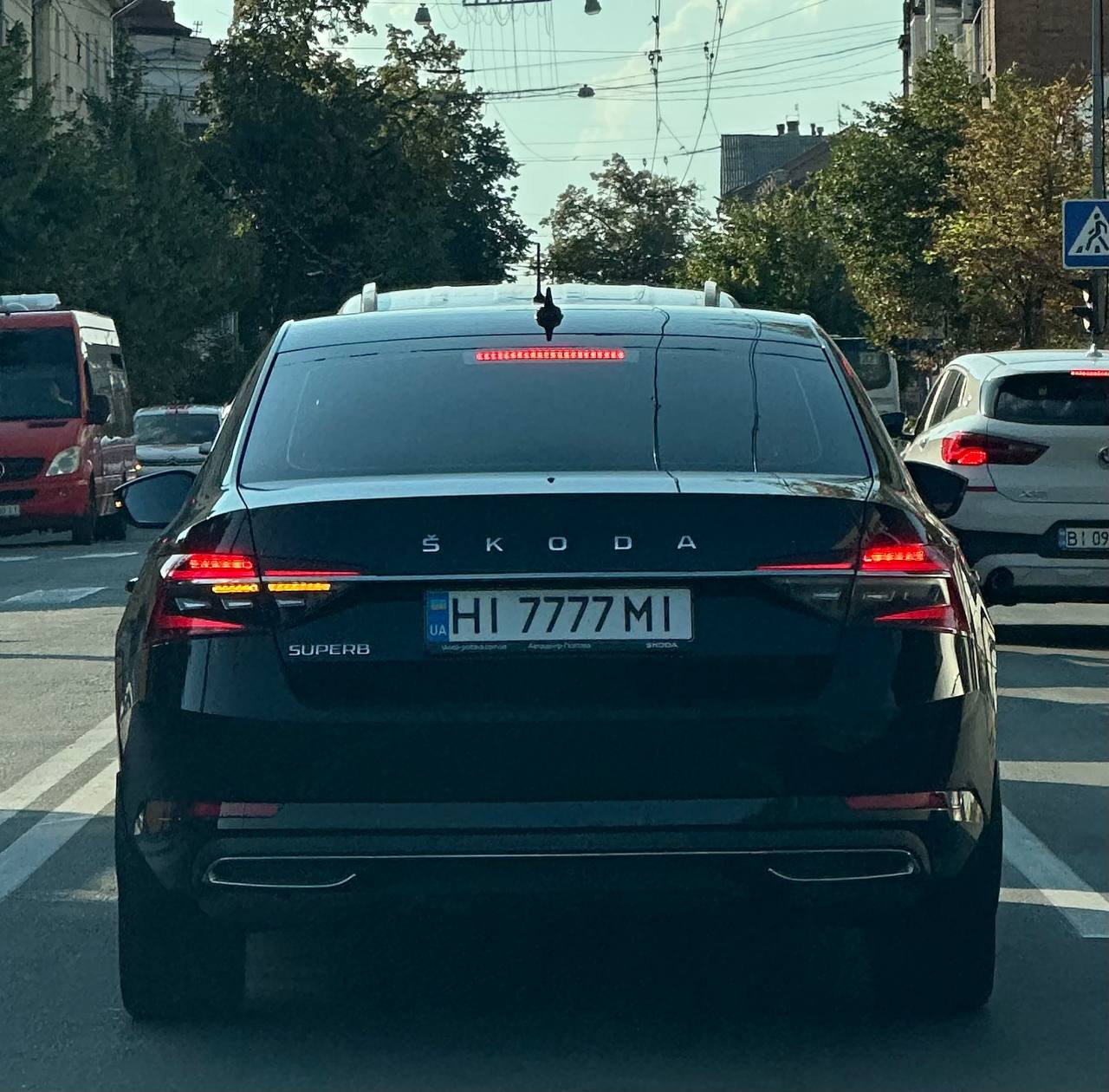 HI 7777 MI, Skoda Superb 3rd gen Liftback (B8/3V3), facelift, 2019–2023