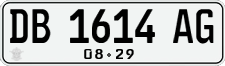 License plate of Indonesia, Regular plates