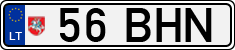 License plate of Lithuania, Mopeds