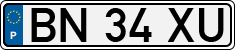 License plate of Portugal, Regular plates