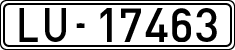 License plates of Spain, 1900 year series