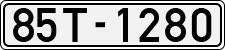 License plate of Vietnam, Cars