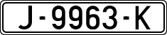 License plates of Spain, 1971 year series