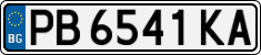 License plate of Bulgaria, Cars