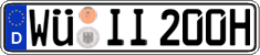 German license plate, Plates for oldtimers (type 