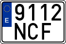 License plates of Spain, Ordinary (2000)